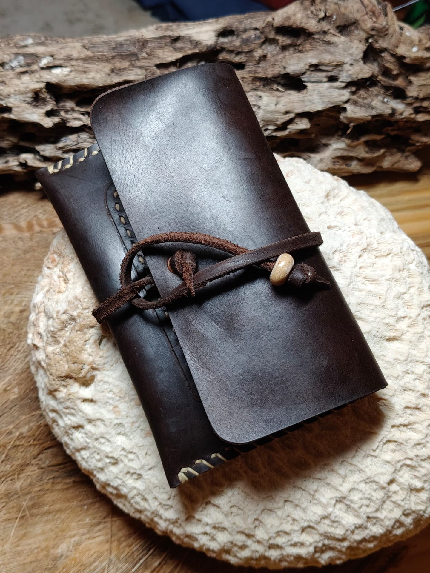 Handcrafted leather pouches